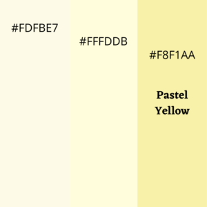 pastel yellow